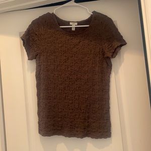 Brown J Jill shirt size small